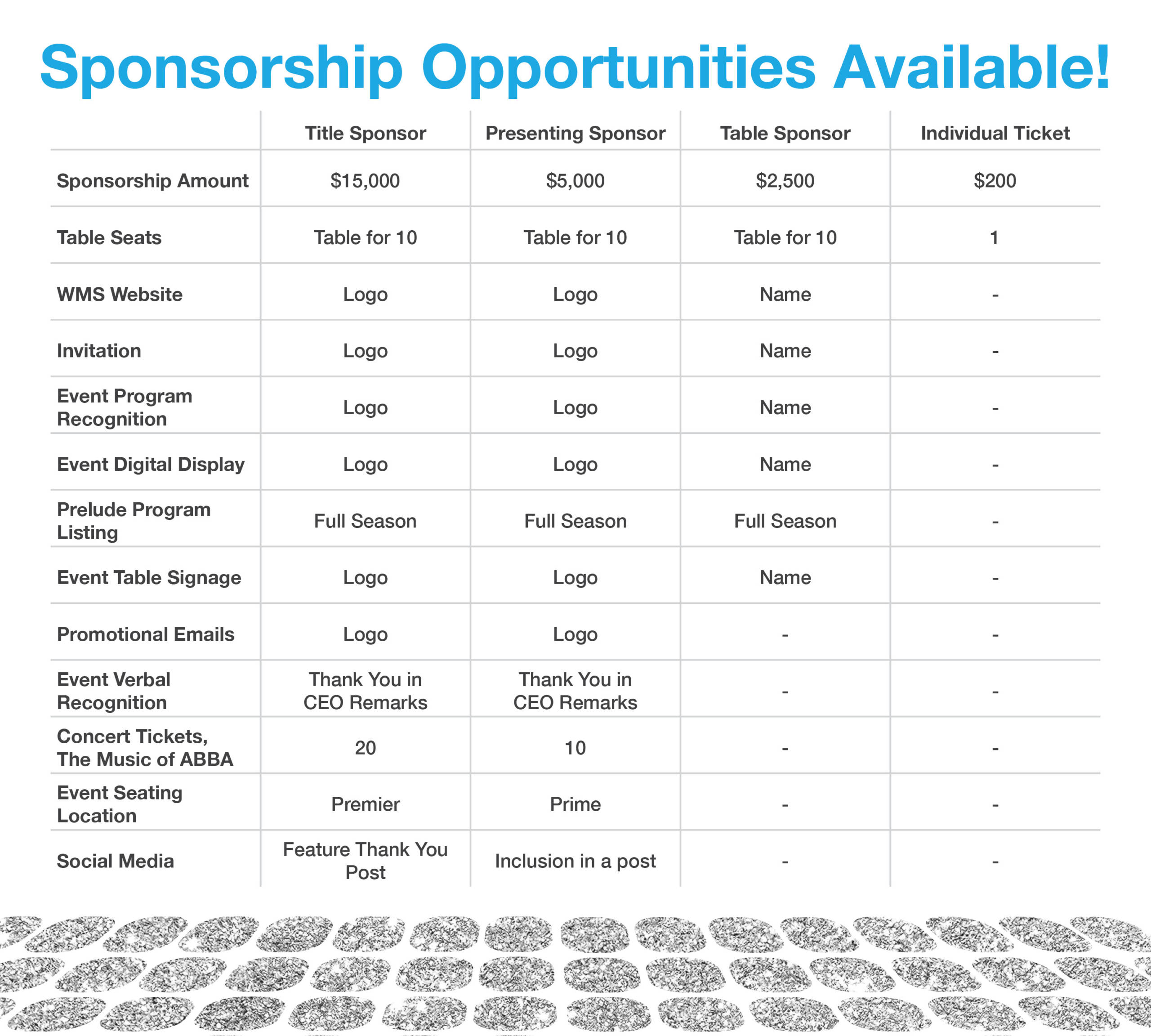 Sponsor Grid 2025 Sponsor Grid 2025